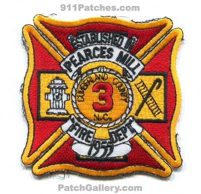 Pearces Mill Fire Department 3 Cumberland County Patch (North Carolina)
Scan By: PatchGallery.com
Keywords: dept. co. established in 1955