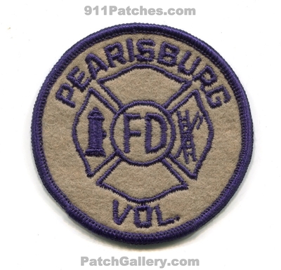 Pearisburg Volunteer Fire Department Patch (Virginia)
Scan By: PatchGallery.com
Keywords: vol. dept. fd