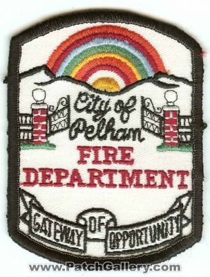 Pelham Fire Department (Alabama)
Thanks to PaulsFirePatches.com for this scan.
