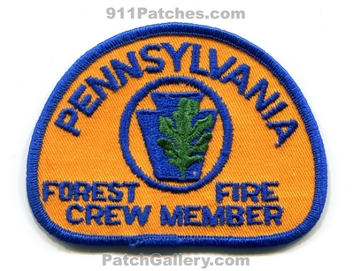 Pennsylvania Forest Fire Crew Member Patch (Pennsylvania)
Scan By: PatchGallery.com
Keywords: state wildfire wildland