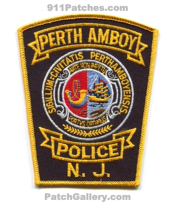 Perth Amboy Police Department Patch (New Jersey)
Scan By: PatchGallery.com
Keywords: dept.