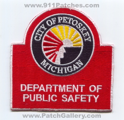 Petoskey Department of Public Safety DPS Fire EMS Police Patch (Michigan)
Scan By: PatchGallery.com
Keywords: city of dept. d.p.s.