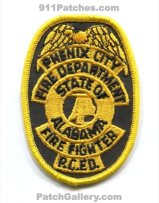 Phenix City Fire Department Firefighter Patch (Alabama)
Scan By: PatchGallery.com
Keywords: dept. pcfd p.c.f.d.