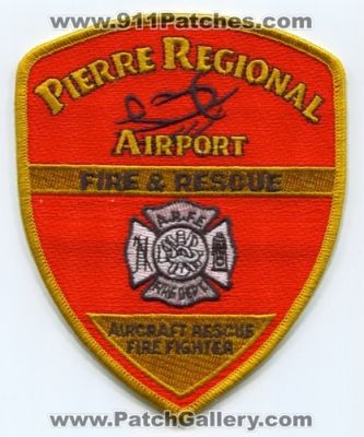 Pierre Regional Airport Fire and Rescue Department (South Dakota)
Scan By: PatchGallery.com
Keywords: aircraft rescue firefighter firefighting arff a.r.f.f. cfr crash