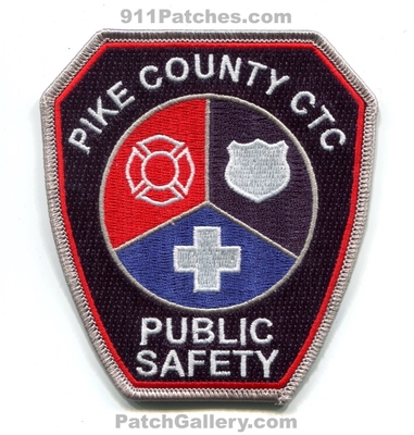 Pike County Career Technology Center Fire Police EMS Public Safety Patch (Ohio)
Scan By: PatchGallery.com
[b]Patch Made By: 911Patches.com[/b]
Keywords: co. ctc c.t.c. department dept. of dps d.p.s.
