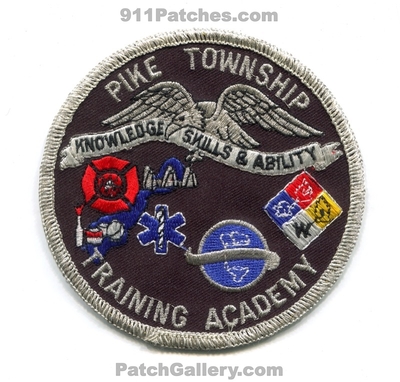 Pike Township Fire Department Training Academy Patch (Indiana)
Scan By: PatchGallery.com
Keywords: twp. dept.