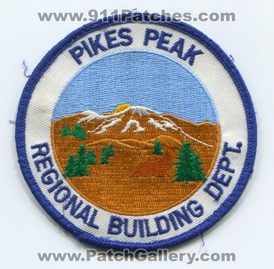 Pikes Peak Regional Building Department Patch (Colorado)
Scan By: PatchGallery.com
Keywords: dept.
