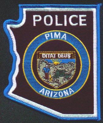 Pima Police
Thanks to EmblemAndPatchSales.com for this scan.
Keywords: arizona