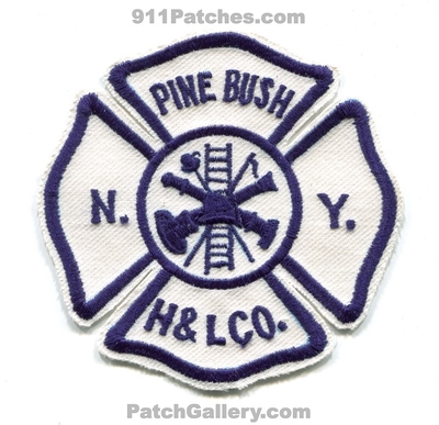 Pine Bush Fire Department Hook and Ladder Company Patch (New York)
Scan By: PatchGallery.com
Keywords: dept. h&l co.