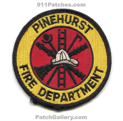 Pinehurst Fire Department Patch (North Carolina)
Scan By: PatchGallery.com
Keywords: dept.