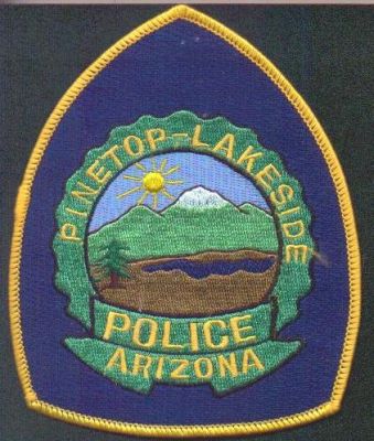 Pinetop Lakeside Police
Thanks to EmblemAndPatchSales.com for this scan.
Keywords: arizona
