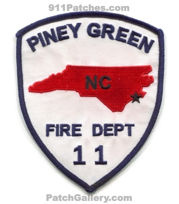 Piney Green Fire Department 11 Patch (North Carolina)
Scan By: PatchGallery.com
Keywords: dept.