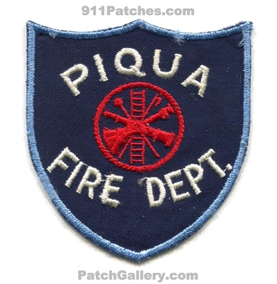 Piqua Fire Department Patch (Ohio)
Scan By: PatchGallery.com
Keywords: dept.
