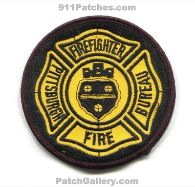 Pittsburgh Fire Bureau Firefighter Patch (Pennsylvania)
Scan By: PatchGallery.com
Keywords: department dept.