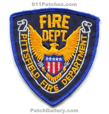Pittsfield Fire Department Patch (Massachusetts)
Scan By: PatchGallery.com
Keywords: dept.