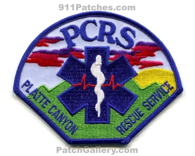 Platte Canyon Rescue Services EMS Patch (Colorado)
[b]Scan From: Our Collection[/b]
Keywords: pcrs ambulance emt paramedic