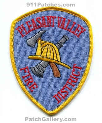 Pleasant Valley Fire District Patch (California)
Scan By: PatchGallery.com
Keywords: dist. department dept.