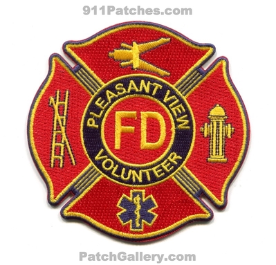 Pleasant View Volunteer Fire Department Patch (Tennessee)
Scan By: PatchGallery.com
[b]Patch Made By: 911Patches.com[/b]
Keywords: vol. dept. fd