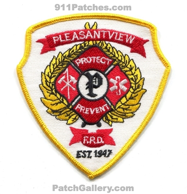 Pleasantview Fire Protection District Patch (Illinois)
Scan By: PatchGallery.com
