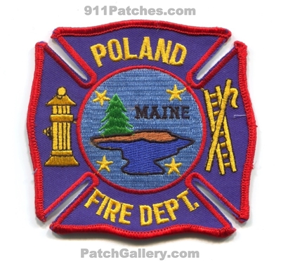 Poland Fire Department Patch (Maine)
Scan By: PatchGallery.com
Keywords: dept.