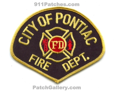 Pontiac Fire Department Patch (Michigan)
Scan By: PatchGallery.com
Keywords: city of dept.