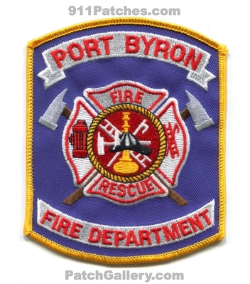 Port Byron Fire Rescue Department Patch (Illinois)
Scan By: PatchGallery.com
