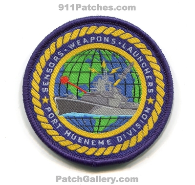 Port Hueneme Division Sensors Weapons Launchers USN Navy Patch (California)
Scan By: PatchGallery.com
Keywords: united states navy