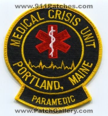 Portland Medical Crisis Unit Paramedic (Maine)
Scan By: PatchGallery.com
Keywords: ems mcu ambulance