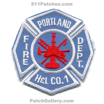 Portland Fire Department Hook and Ladder Company 1 Patch (Pennsylvania)
Scan By: PatchGallery.com
Keywords: dept. H&L hl co. number no. #1