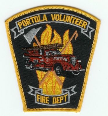 Portola Volunteer Fire Dept
Thanks to PaulsFirePatches.com for this scan.
Keywords: california department