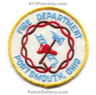 Portsmouth Fire Department Patch (Ohio)
Scan By: PatchGallery.com
Keywords: dept.