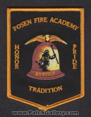 Posen Fire Academy (Illinois)
Thanks to Paul Howard for this scan.
Keywords: honor pride tradition