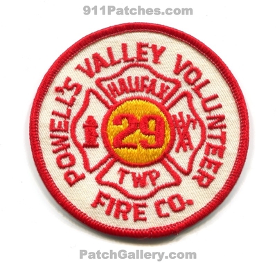 Powells Valley Volunteer Fire Company 29 Halifax Township Patch (Pennsylvania)
Scan By: PatchGallery.com
Keywords: vol. co. twp. department dept.