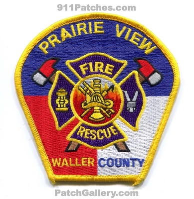 Prairie View Fire Rescue Department Waller County Patch (Texas)
Scan By: PatchGallery.com
Keywords: dept. co.
