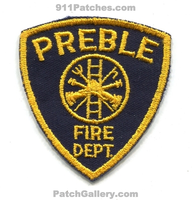 Preble Fire Department Patch (New York)
Scan By: PatchGallery.com
Keywords: dept.