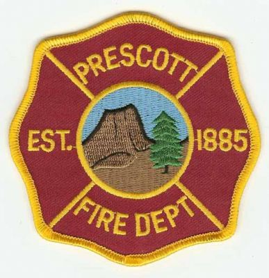 Prescott Fire Dept
Thanks to PaulsFirePatches.com for this scan.
Keywords: arizona department