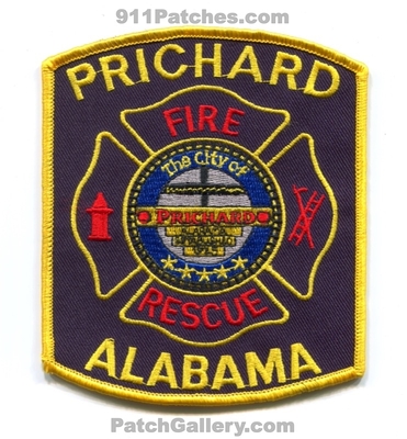 Prichard Fire Rescue Department Patch (Alabama)
Scan By: PatchGallery.com
Keywords: the city of dept.