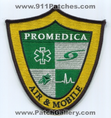 ProMedica Air and Mobile Patch (Ohio)
Scan By: PatchGallery.com
Keywords: & ems air medical helicopter ambulance