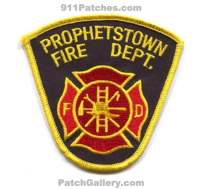 Prophetstown Fire Department Patch (Illinois)
Scan By: PatchGallery.com
Keywords: dept.