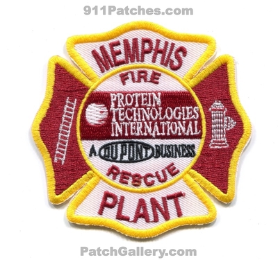 Protein Technologies International Memphis Plant Fire Rescue Department Patch (Tennessee)
Scan By: PatchGallery.com
Keywords: dept. a dupont business