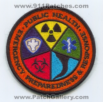 Public Health Emergency Preparedness and Response Patch (UNKNOWN STATE)
Scan By: PatchGallery.com
Keywords: & department dept. of & fire rescue ems nuclear radiation bio disaster