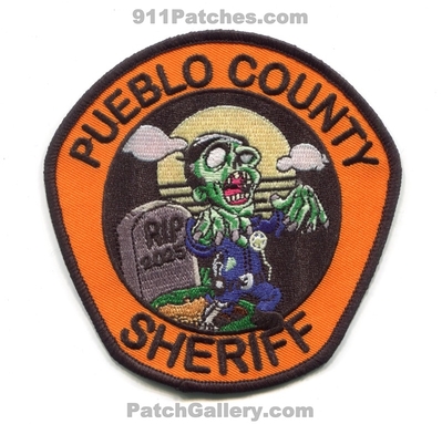 Pueblo County Sheriffs Office Halloween 2025 Patch (Colorado)
Scan By: PatchGallery.com
[b]Patch Made By: 911Patches.com[/b]
Keywords: co. department dept.