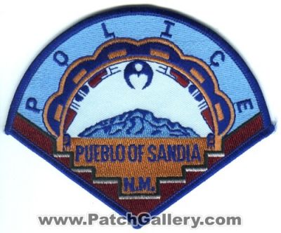 Pueblo of Sandia Police (New Mexico)
Scan By: PatchGallery.com
