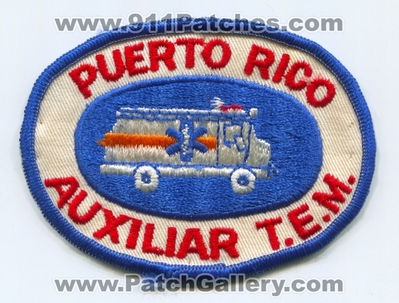 Puerto Rico Auxiliar TEM Patch (Puerto Rico)
Scan By: PatchGallery.com
Keywords: auxiliary t.e.m. ems ambulance
