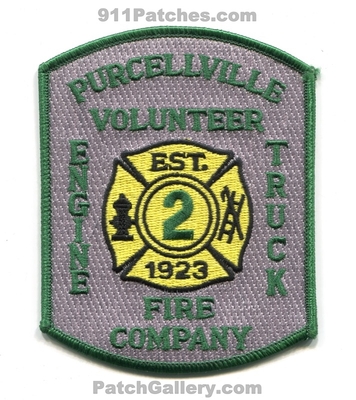 Purcellville Volunteer Fire Company 2 Engine Truck Patch (Virginia)
Scan By: PatchGallery.com
Keywords: vol. co. department dept. est. 1923