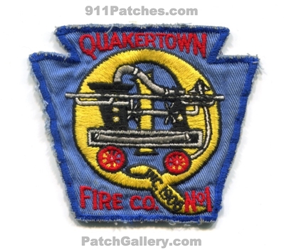 Quakertown Fire Company Number 1 Patch (Pennsylvania)
Scan By: PatchGallery.com
Keywords: co. no. #1 department dept. inc. 1906