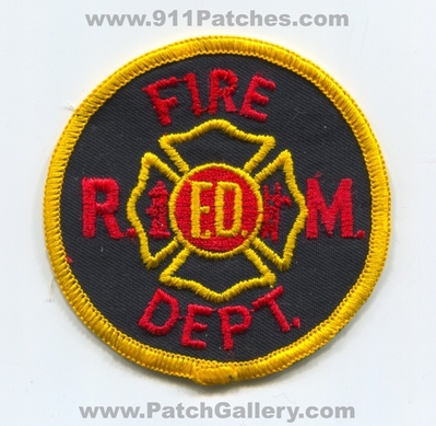 RM Fire Department Patch (UNKNOWN STATE)
Scan By: PatchGallery.com
Keywords: r.m.f.d. rmfd dept.