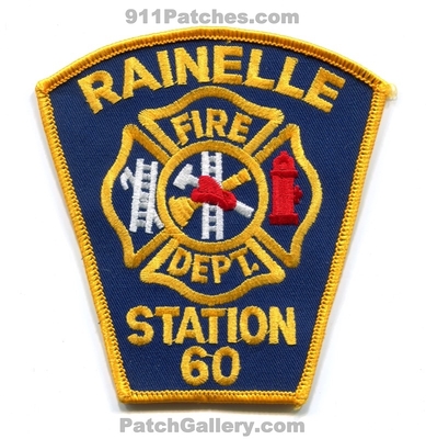Rainelle Fire Department Station 60 Patch (West Virginia)
Scan By: PatchGallery.com
Keywords: dept.