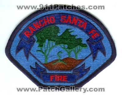 Rancho Santa Fe Fire Department (California)
Scan By: PatchGallery.com
Keywords: dept.