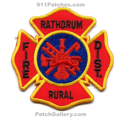Rathdrum Rural Fire District Patch (Idaho)
Scan By: PatchGallery.com
Keywords: dist. department dept.